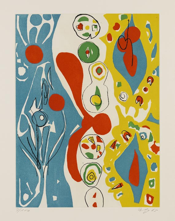 Ernst Wilhelm Nay - Sechs Aquatinten. Über den Menschen - 