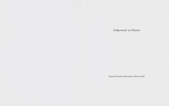 Dieter Roth - Speedy Drawing - 