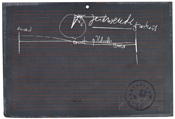 Joseph Beuys - Schiefertafel - 