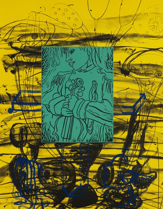 David Salle - Lively Iris - 