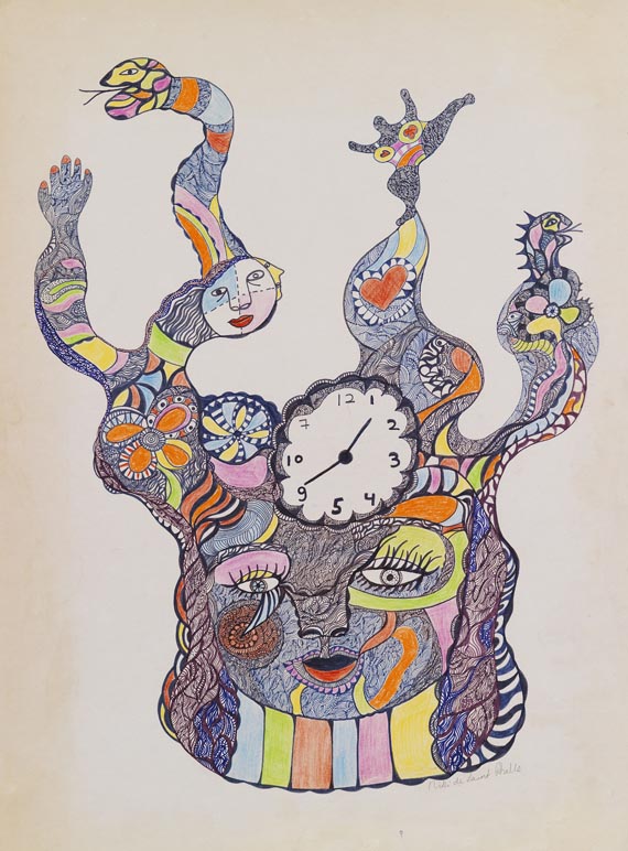Niki de Saint-Phalle - Clock Head