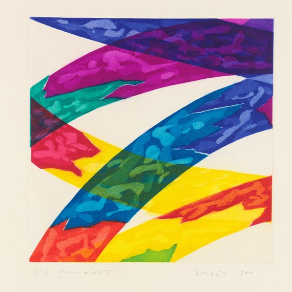 Piero Dorazio - Composizione - Signature