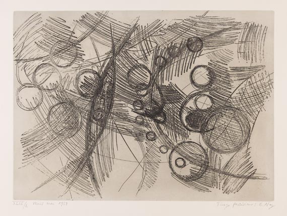 Ernst Wilhelm Nay - Komposition - Signature