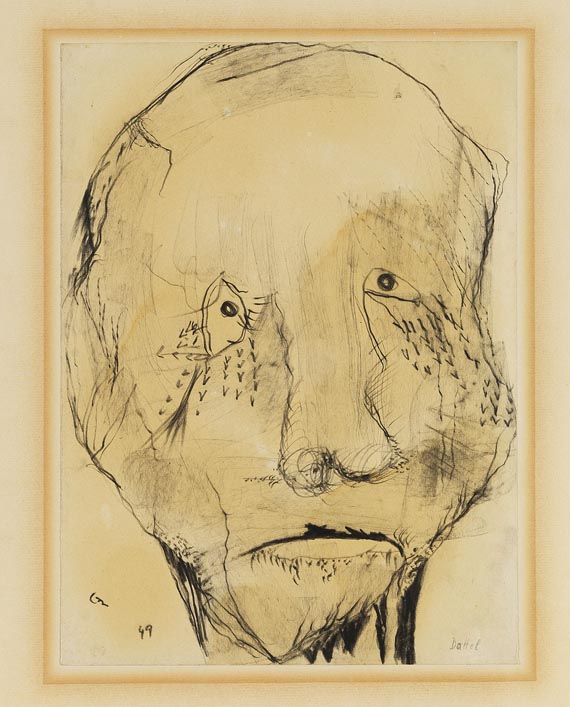 Gerhard Altenbourg - Dattel - Signature