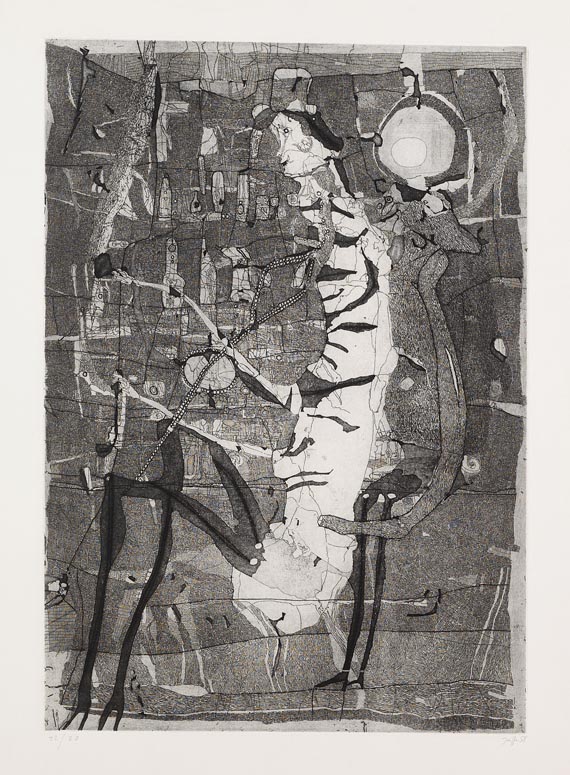 Horst Janssen - Galanterie - Signature