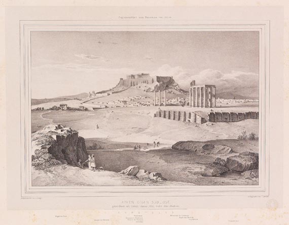Ferdinand Stademann - Panorama von Athen. 1841 - 