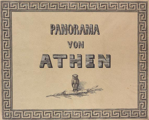 Ferdinand Stademann - Panorama von Athen. 1841 - 