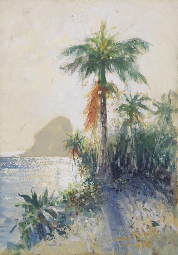 Hans Bohrdt - Rio de Janeiro, Blick auf den Zuckerhut