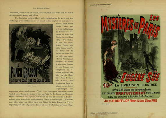 Jean Louis Sponsel - Das moderne Plakat. 1897