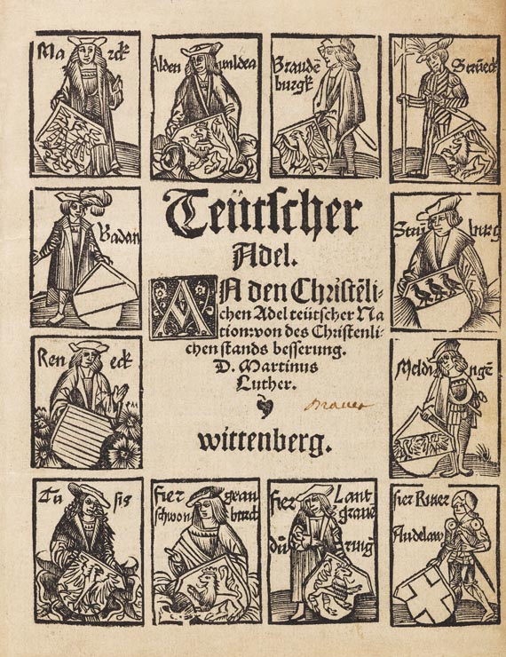 Martin Luther - Teutscher Adel. 1520