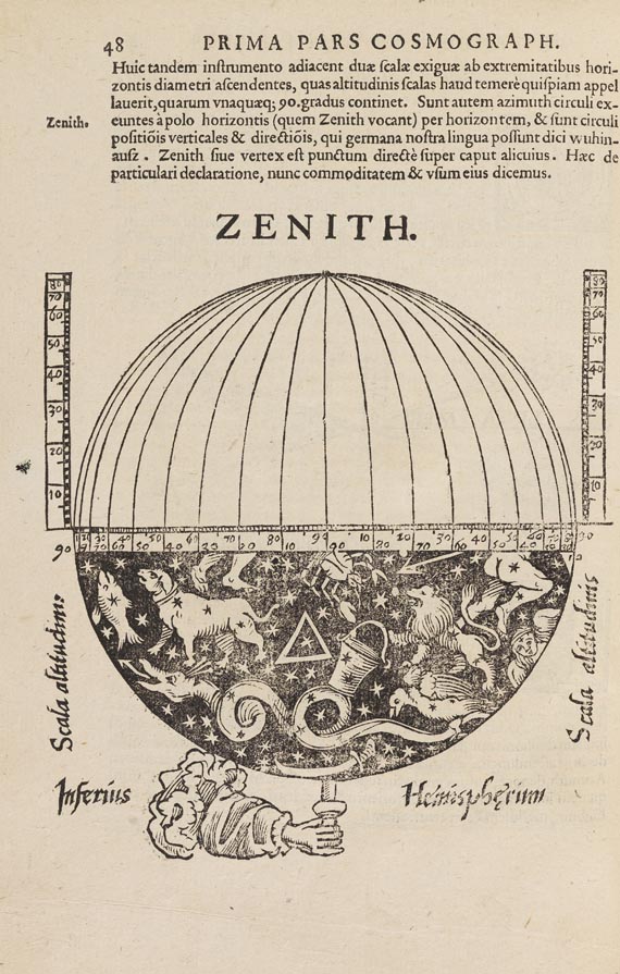 Peter Apian - Cosmographia. Antwerpen 1584.