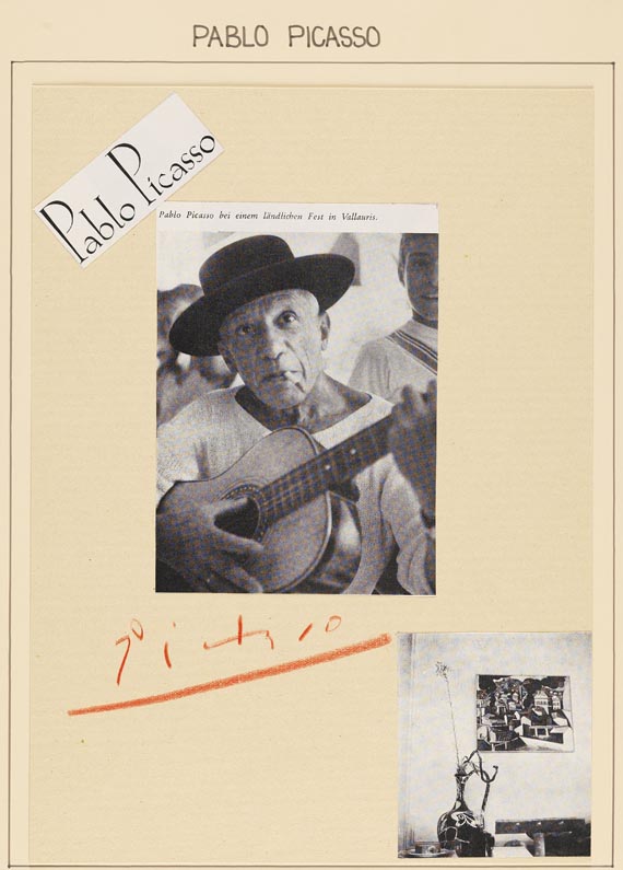   - Autogramm-Sammlung Politiker, Schauspieler, Sportler etc.  Um 1950. - 