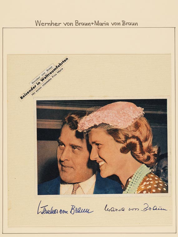   - Autogramm-Sammlung Politiker, Schauspieler, Sportler etc.  Um 1950. - 