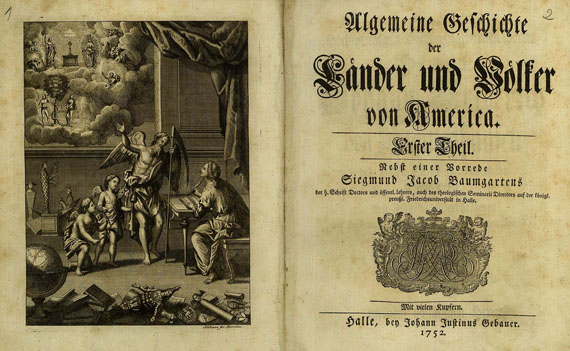J. F. Schröter - Allgemeine Geschichte der Länder 1752. 2 Bde.