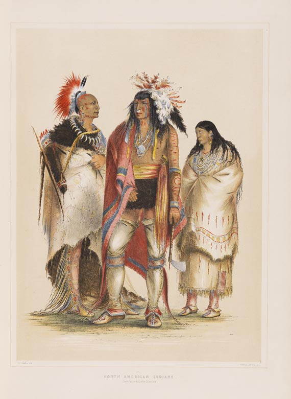 George Catlin - North American Indian Portfolio. 1844.