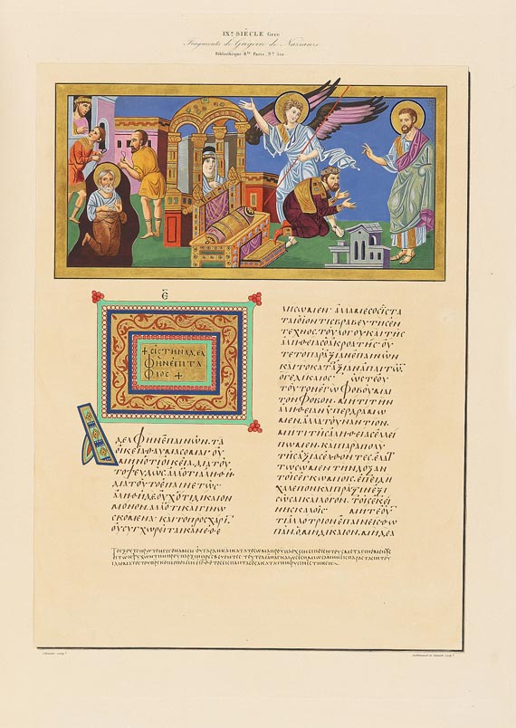 Joseph Balthazar Silvestre - Paléographie universelle. 1841. 4 Bde. - 