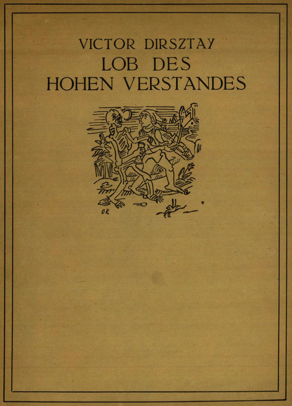 Oskar Kokoschka - Dirsztay, Lob des hohen Verstandes. 1917