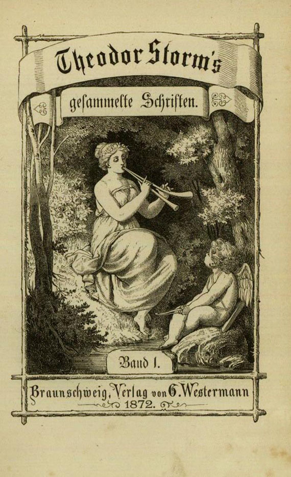 Theodor Storm - Gesammelte Schriften, 3 Bde., 1872.