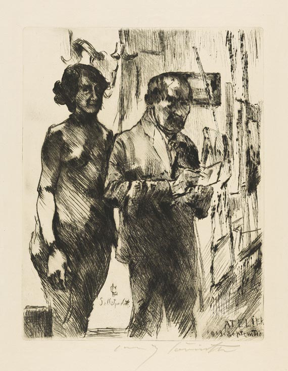 Lovis Corinth - Bei den Corinthern. 1920. - 