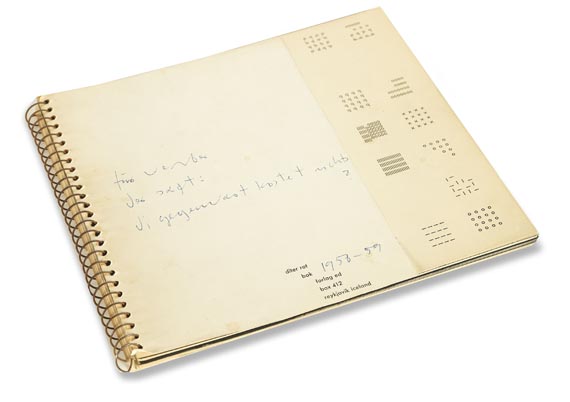 Dieter Rot - Bok forlag ed bok 412. (Widmungsexemplar). - 