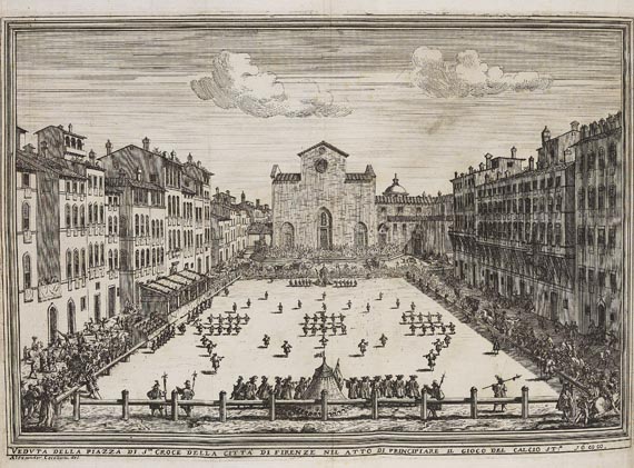 Pietro Bini - Memorie del Calcio Fiorentino. 1688. - 