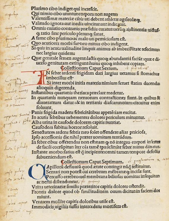 Alexander Benedictus - Collectiones medicinae. 1495. (C25)