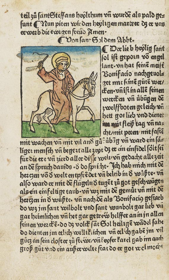  Jacobus de Voragine - Das Leben der Heiligen (Legenda aurea). 2 Bde. (C9/C17). - 