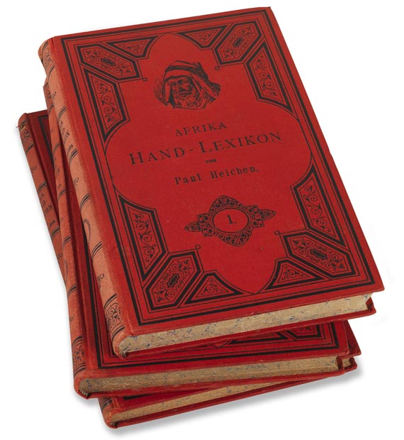 Paul Heichen - Afrika-Handlexikon 3 Bde. 1885 - Cover
