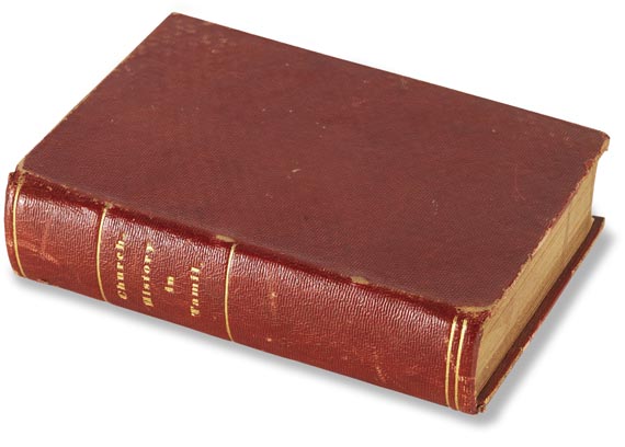 Christian Gottlob Barth - A brief history of the church of Christ (1845). - Cover