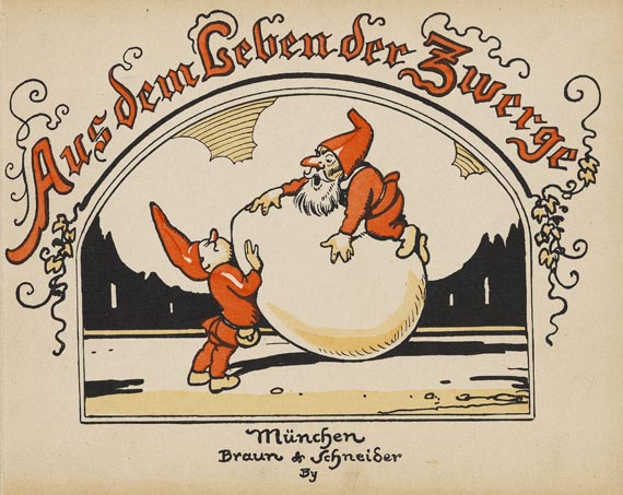 Lothar Meggendorfer - Aus dem Leben der Zwerge. 1925 (269) - Cover