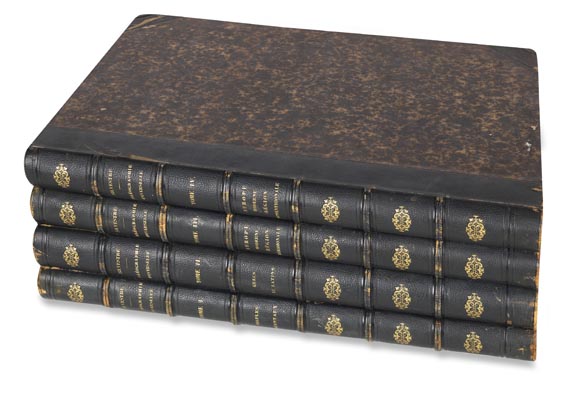 Joseph Balthazar Silvestre - Paléographie universelle. 1841. 4 Bde. - Cover