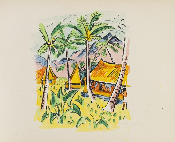 Hermann Max Pechstein - Reisebilder. Italien - Südsee - 