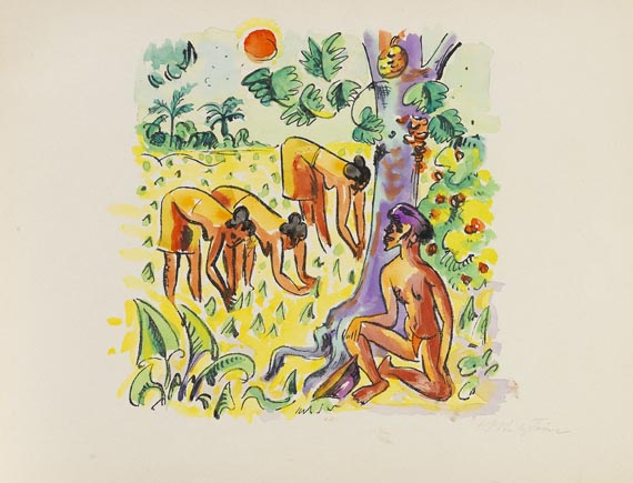 Hermann Max Pechstein - Reisebilder. Italien - Südsee - 