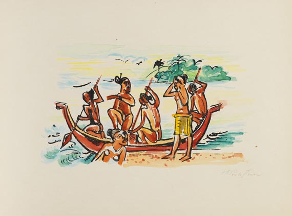 Hermann Max Pechstein - Reisebilder. Italien - Südsee - 