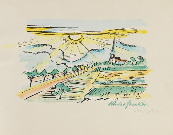 Hermann Max Pechstein - Reisebilder. Italien - Südsee - 