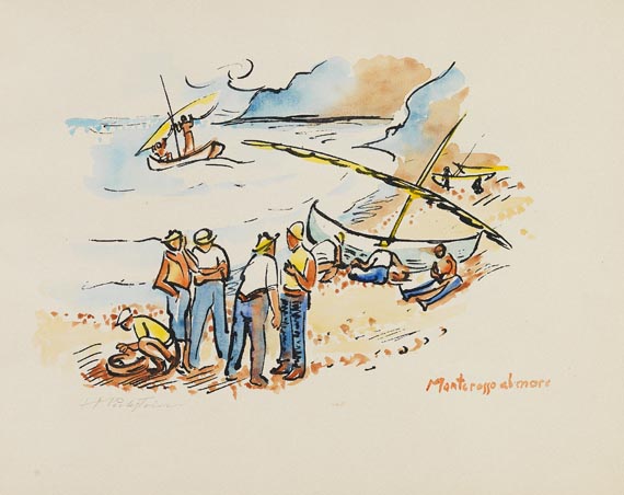Hermann Max Pechstein - Reisebilder. Italien - Südsee - 