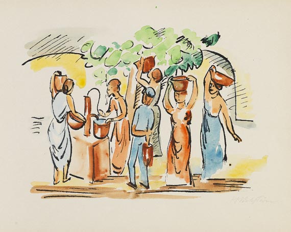 Hermann Max Pechstein - Reisebilder. Italien - Südsee - 