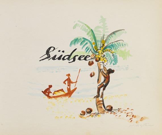 Hermann Max Pechstein - Reisebilder. Italien - Südsee - 