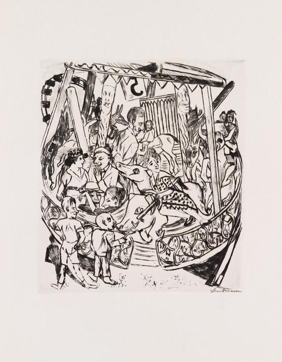 Max Beckmann - Jahrmarkt - 