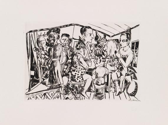 Max Beckmann - Jahrmarkt - 