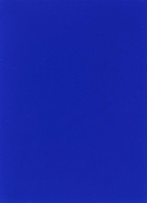 Yves Klein - Monochrome und Feuer (3-teilig)