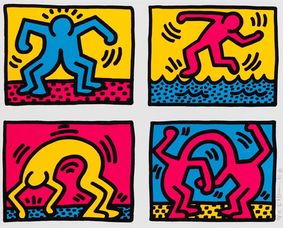Keith Haring - Pop Shop Quad II