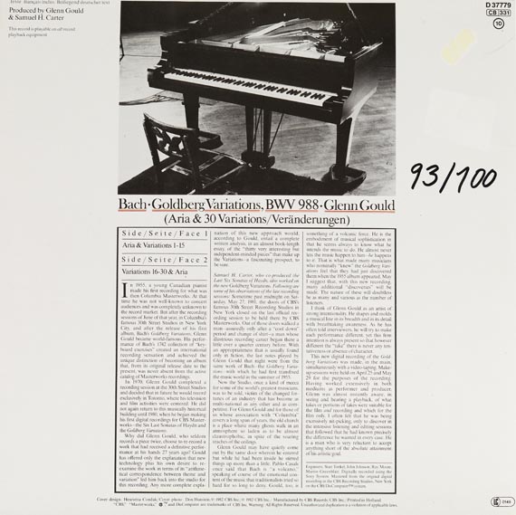 Gerhard Richter - Goldberg-Variationen - 
