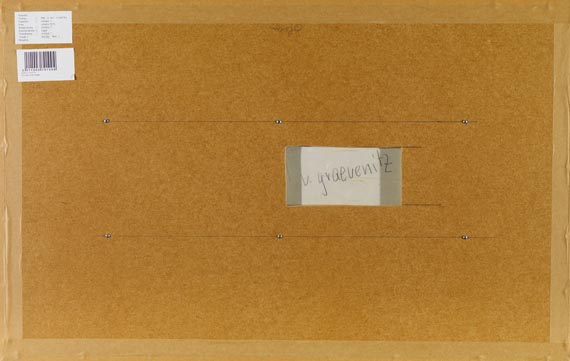 Gerhard von Graevenitz - Weiße Struktur - Back side