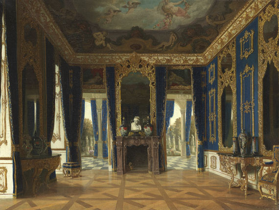 Reinhard Sebastian Zimmermann - Prunkvolles Schloss-Interieur