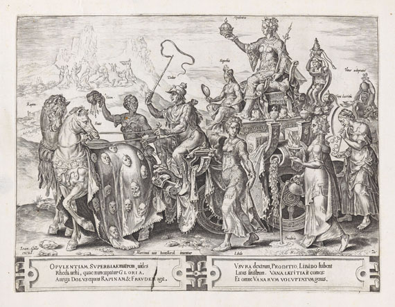 Dirk Volkertsz. Coornhert - 8 Bll.: Circulus vicissitudes rorum humanorum (Unbeständigkeit der menschlichen Dinge) - 