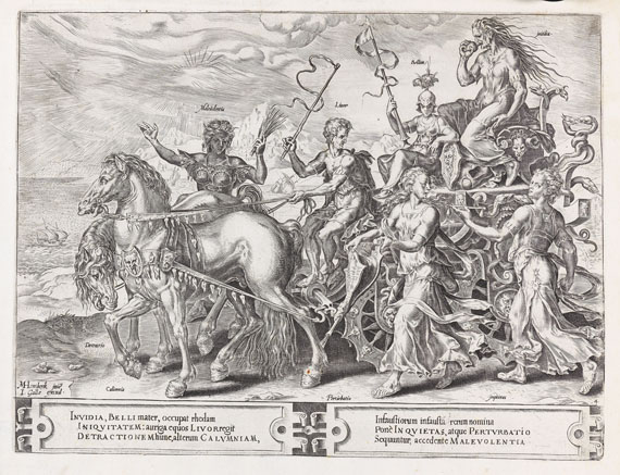 Dirk Volkertsz. Coornhert - 8 Bll.: Circulus vicissitudes rorum humanorum (Unbeständigkeit der menschlichen Dinge) - 