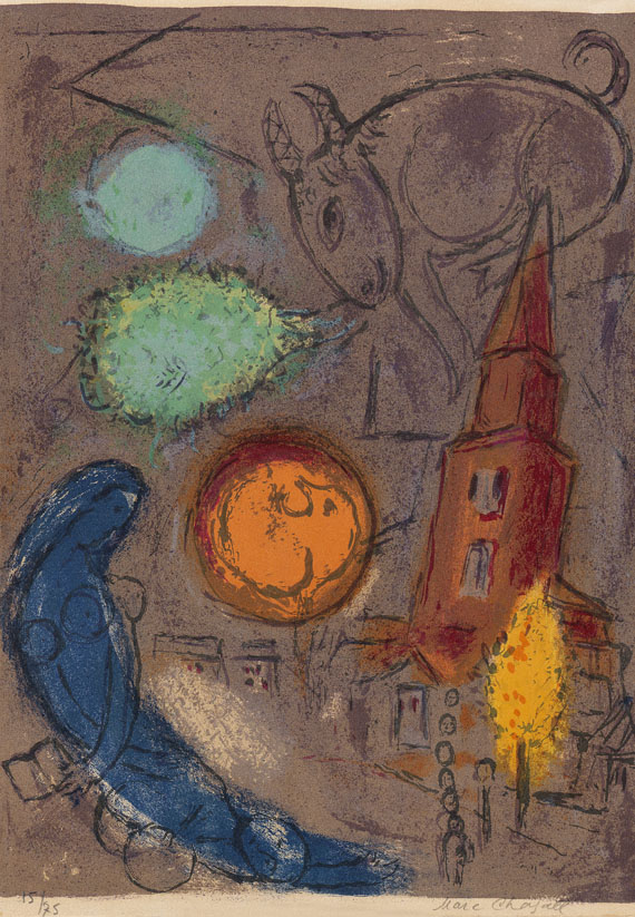 Marc Chagall - Saint-Germain-des-Prés