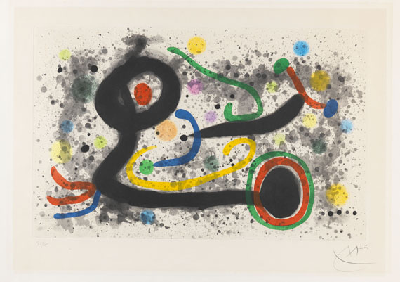 Joan Miró - Sous la grêle