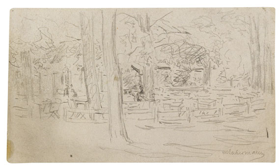 Max Liebermann - Biergarten in Laren